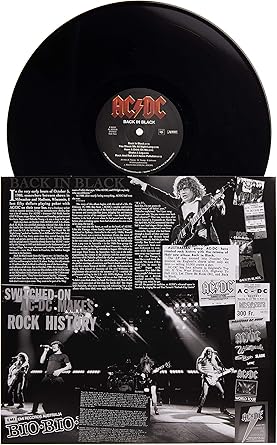 AC/DC - BACK IN BLACK LP 180 Gram  (New Vinyl)